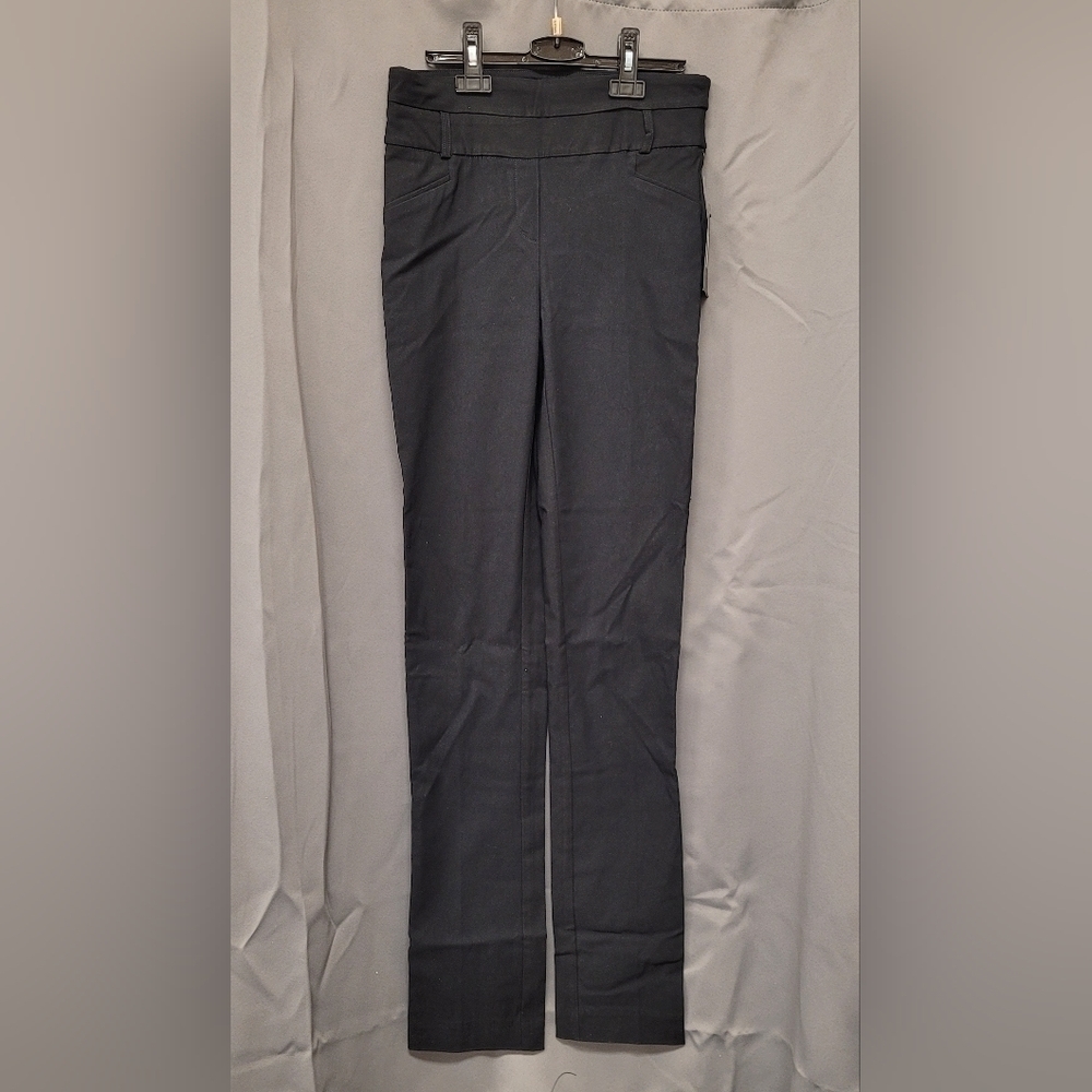 Rekucci Women's Ease Into Comfort Slim Leg Pant, Size 2, Black